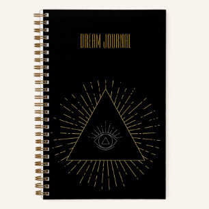 All Seeing Eye   Dream Journal   Black & Gold