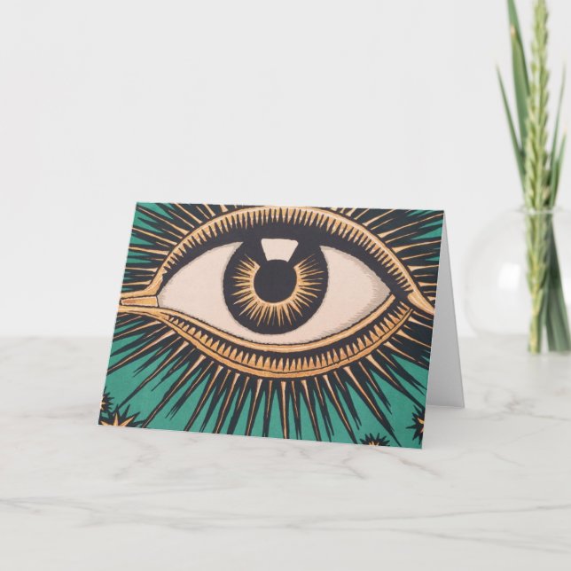 All Seeing Eye - Hygiene Convention Dresden Card (Front)