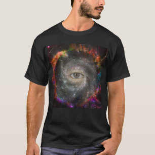 All seeing eye in space T-Shirt