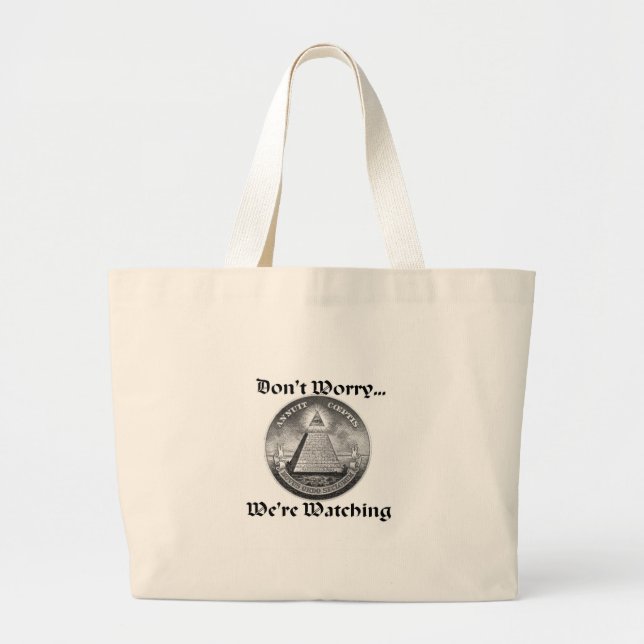 all-seeing-eye large tote bag (Front)
