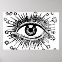 All Seeing Eye Mystic Eyeball Hypnosis Occult