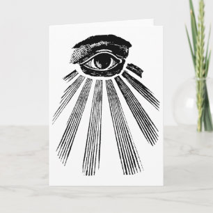 All Seeing Eye NWO Illuminati New World Order Card