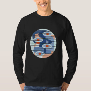 All Seeing Eyes Colourful Abstract Art T-Shirt