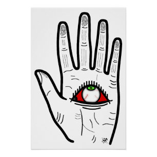 All-Seeing Hand Eye Poster
