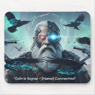 All-Seeing in the Cyber Desert Mouse Mat