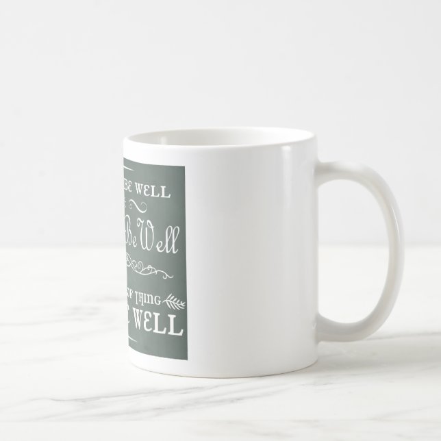All Shall Be Well Coffee Cup (Blue) (Right)