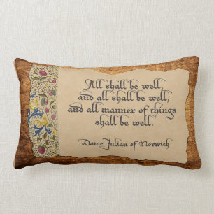 All Shall Be Well Lumbar Cushion