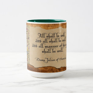All Shall Be Well Two-Tone Coffee Mug