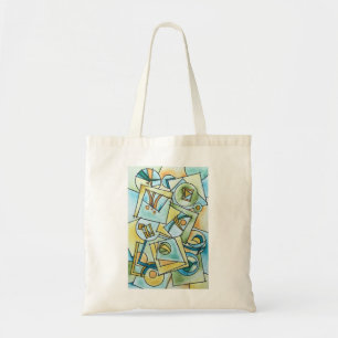 All Shapes And Sizes-Modern Geometric Art Tote Bag