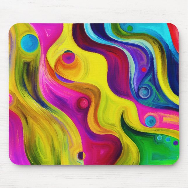 All Sizes and Shapes of Colour Mouse Mat (Front)