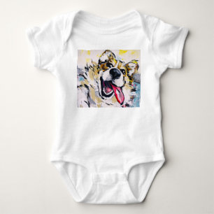 All smiling baby bodysuit