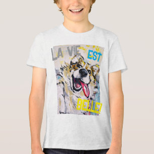 All smiling Life is beautiful! T-shirt Tri-Blend Shirt