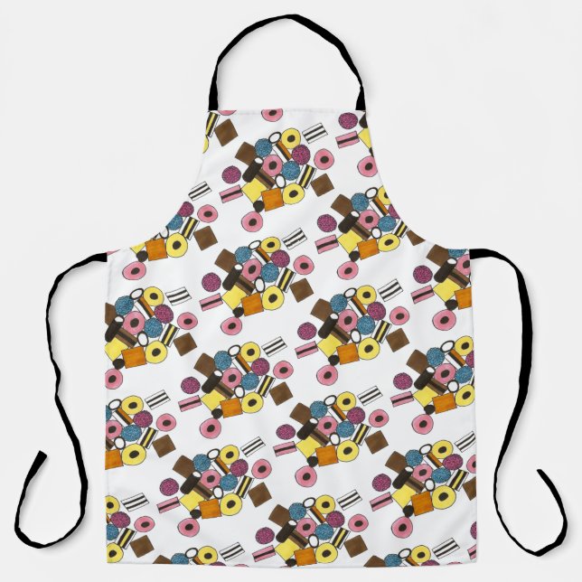 All Sorts Black Liquorice Allsorts Candy Candies Apron (Front)