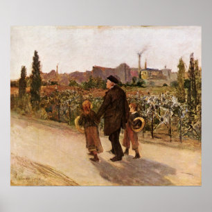 All Souls' Day by Jules Bastien-Lepage Poster