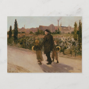 All Souls' Day, c.1882 Postcard