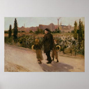 All Souls' Day, c.1882 Poster