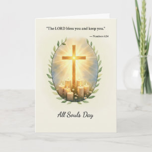 All Souls Day God's Peace and Blessings Scripture Card
