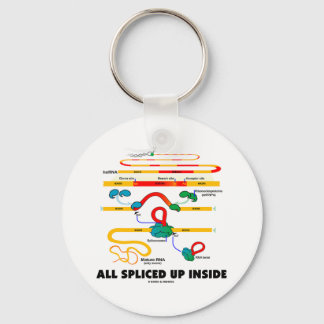 All Spliced Up Inside (RNA Splicing) Key Ring
