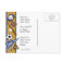All Sports Baby Postcard Invitation Gold & Blue