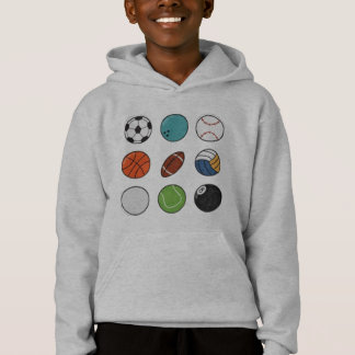 All Sports Balls Pattern Long Sleeve