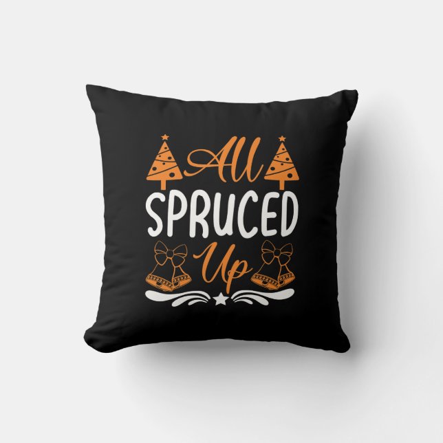 All Spruced Up Christmas Design-85675 Cushion (Front)