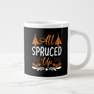 All Spruced Up Christmas Design-85675 Large Coffee Mug