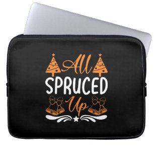 All Spruced Up - Christmas Designs Laptop Sleeve