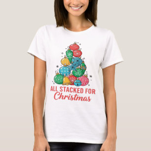 All Stacked for Christmas Ornament Tree T-Shirt