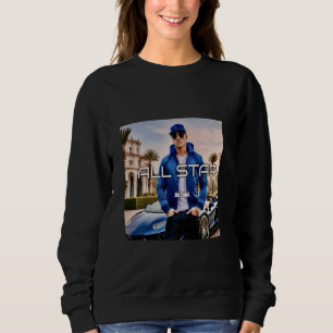 All Star Album Looking Cool Sports Car Sunset Palm Sweatshirt