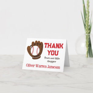 All-Star Baby Shower Boy's Thank You Card