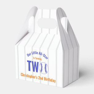 All-Star Baseball 2nd Birthday Favour Box