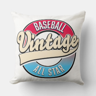 All Star Baseball logo Cushion