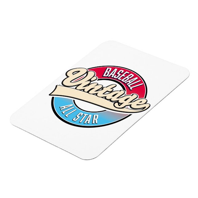 All Star Baseball logo Magnet (Left Side)