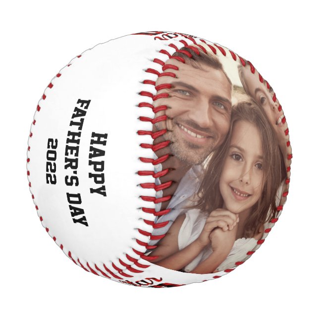 All Star Best Dad Personalised Baseball (Angled)