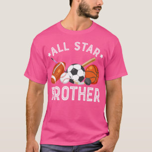 All Star Brother Of The Birthday Boy Basketball So T-Shirt