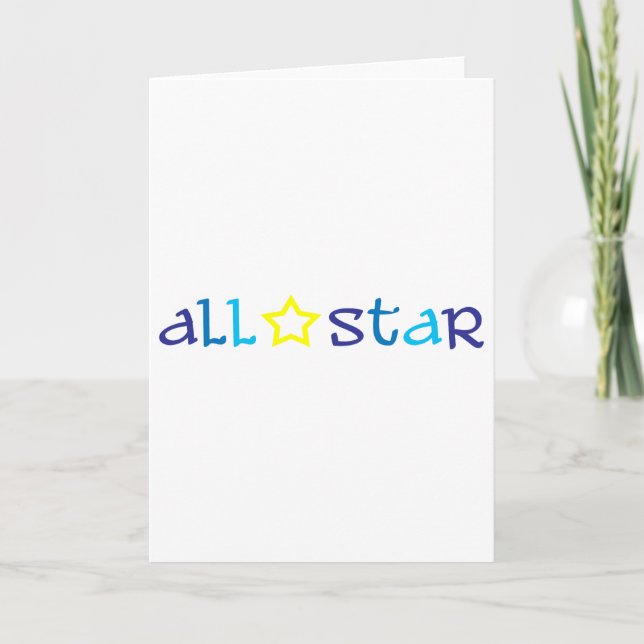 All Star Card (Front)