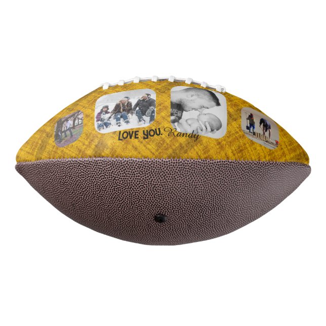 All Star Dad Green and Gold Basketball American Football (Rotated 270)