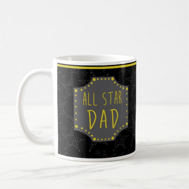 All Star Dad Mug Gift for Him (Left)