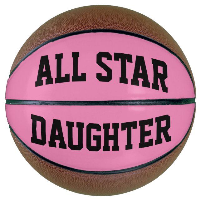 ALL STAR DAUGHTER PINK Basketball (Front)