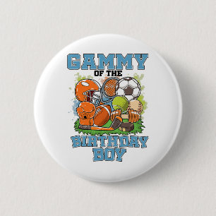 All Star Gammy Of The Birthday Boy Sketll Soccer 6 Cm Round Badge