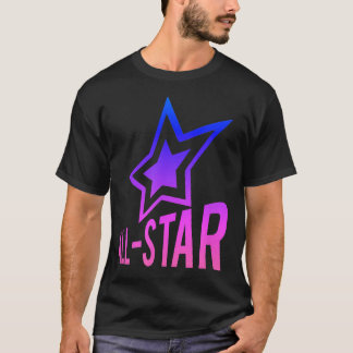 All-Star Girls Sports Player T-Shirt
