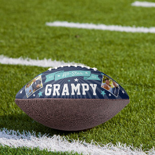 All Star Grampy   Custom Grandpa Photo American Football