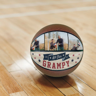 All-Star Grampy Custom Photo Grandpa Basketball