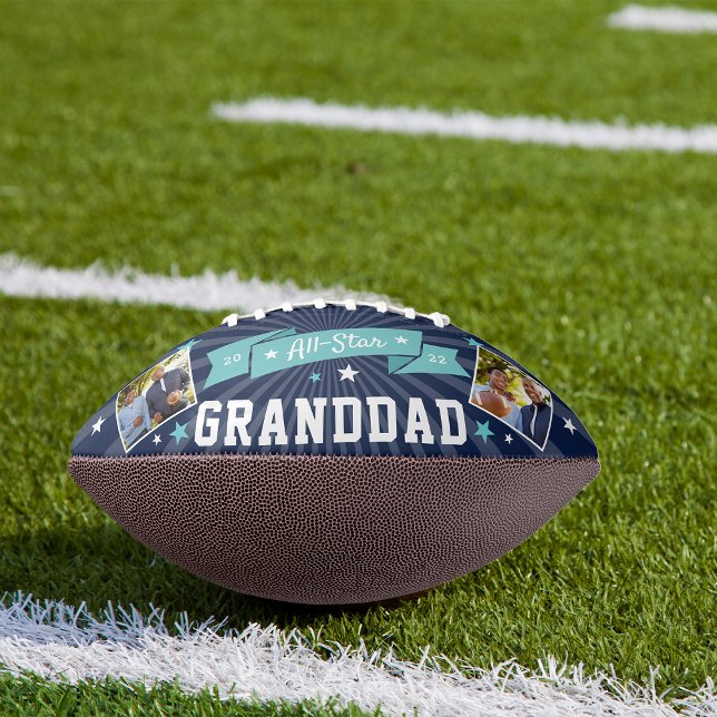 All Star Granddad | Custom Grandpa Photo American Football (Creator Uploaded)