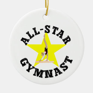 All-Star Gymnast Ceramic Tree Decoration