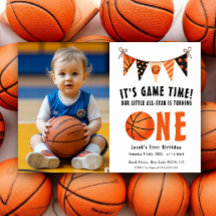 All-star is turning one Basketball Birthday Party