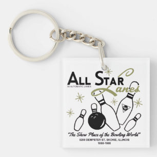 All Star Lanes, Skokie, Illinois Key Ring