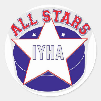 All Star Logo Classic Round Sticker