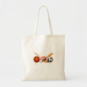 All Star Nanny Of The Birthday Boy Basball Soccer Tote Bag