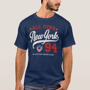 All Star New York 94 Vintage Sports T-Shirt